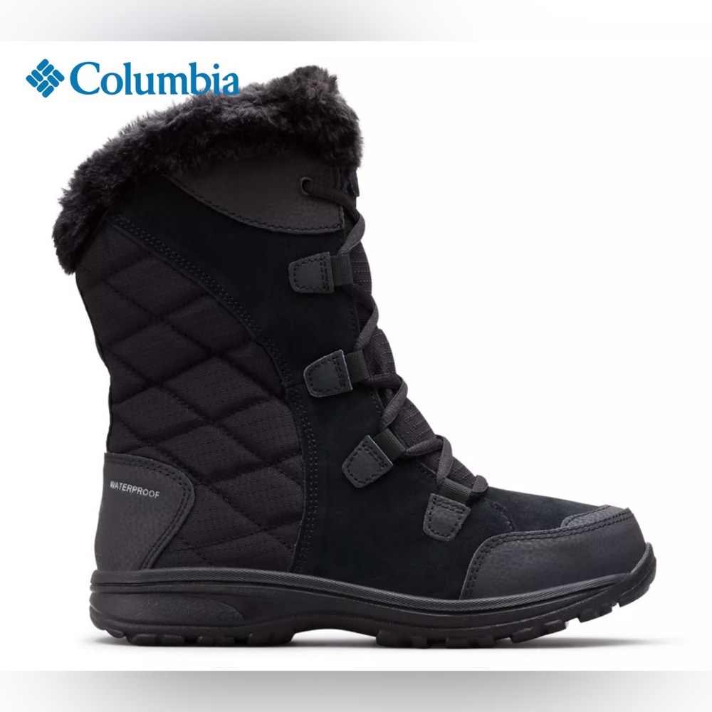 NWT Columbia 8W LEATHER Winter ICE Maiden II BOOTS - Picture 4 of 15